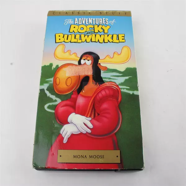 Rocky & Bullwinkle Vol. 1 VHS Mona Moose Classic Cartoon Tape