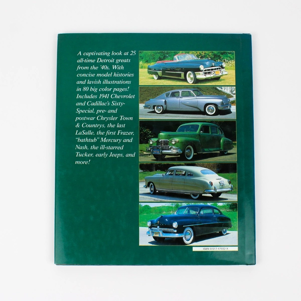 Great Cars Of The Forties The Auto Editors of Consumer Guide 1985 Hardcover DJ