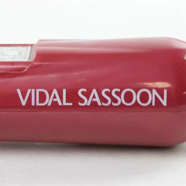 Vintage Vidal Sassoon VS-103 Mini 1/2 Barrel Curling Iron Red Used