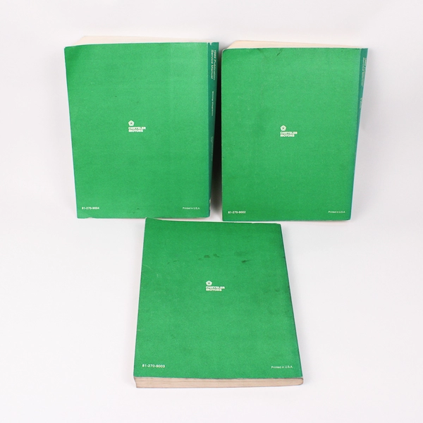 Lot of 3 1989 Service Manual Publications For Front-Wheel-Drive Cars PB