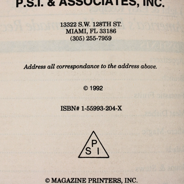 Women's Circle Home Cooking Light & Easy Recipes 1992 Paperback Over 600 Recipes