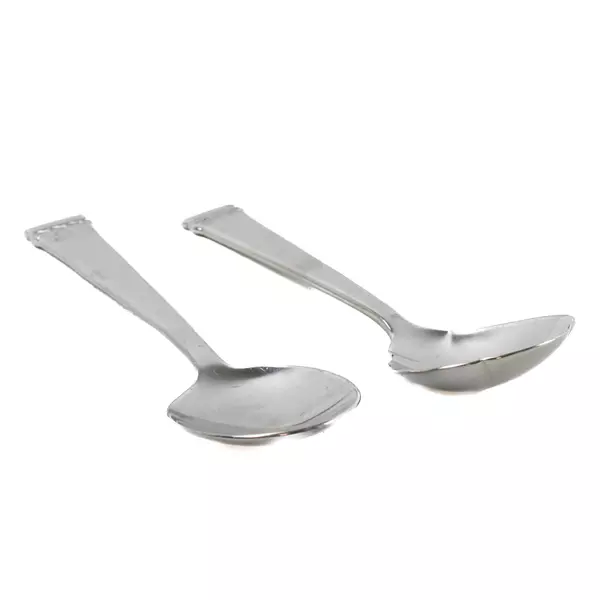 Lot of 5 Oneida Cozumel 18/10 Stainless Spoons 2 Soup + 3 Sugar Shell 7"