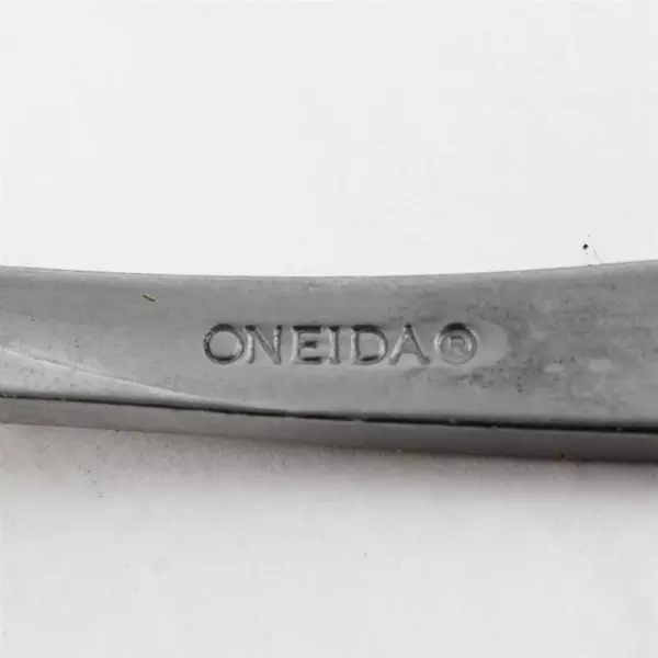 Set of 6 Oneida Tranquility Stainless Oval/Place Soup Spoons 8" 