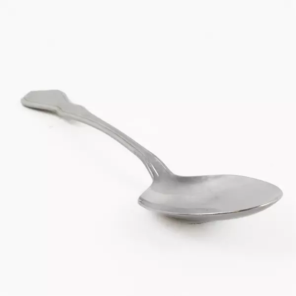 Set of 3 Oneida Trinity Stainless Steel Solid Serving Spoons 8.5" Used