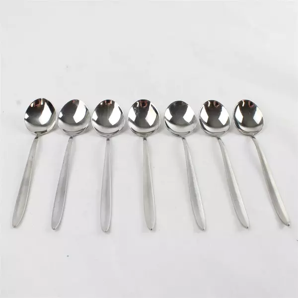 Set of 7 Oneida Essence Stainless Teaspoon 6.25" Classic Flatware 
