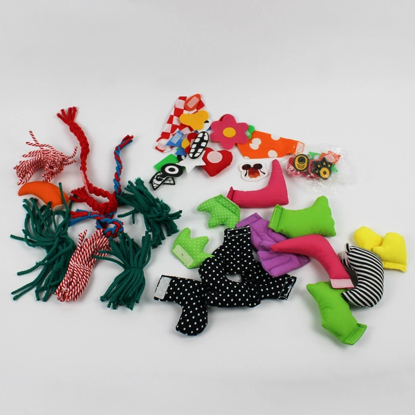 Unbranded Changeable Puppet Pals Felt and Fabric Kit Multiple Clothing Options