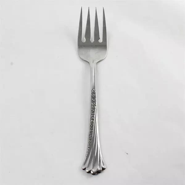 Lot of 4 Oneida Spring Glen Stainless Serving Fork + 3 Butter Knives