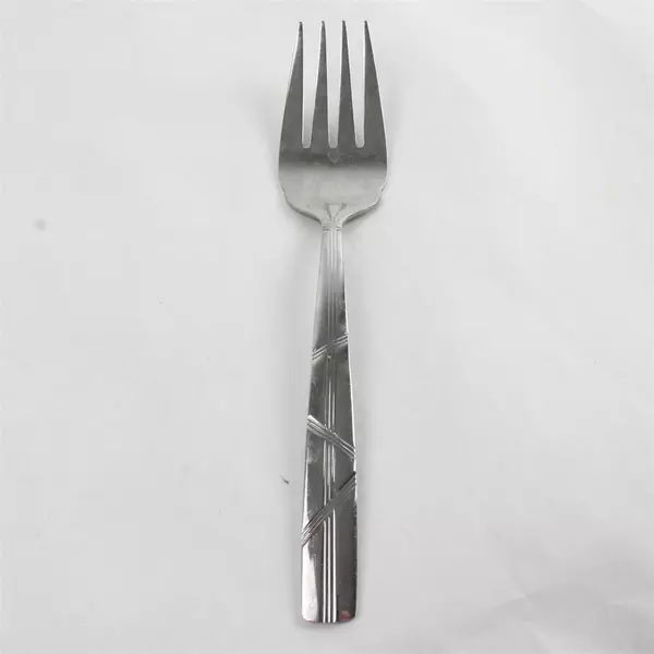 Lot of 9 Cuisinart Stainless Dinner & Serving Forks 8.5" 