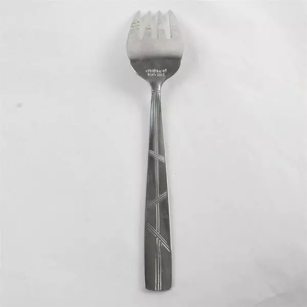 Lot of 9 Cuisinart Stainless Dinner & Serving Forks 8.5" 