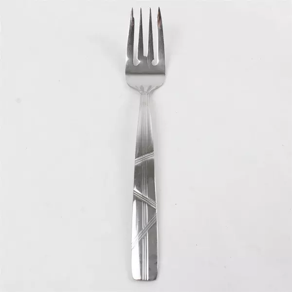 Lot of 9 Cuisinart Stainless Dinner & Serving Forks 8.5" 