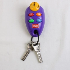 1999 Hasbro PlaySkool Key Fob Pretend Play Toy Working Remote and Keys