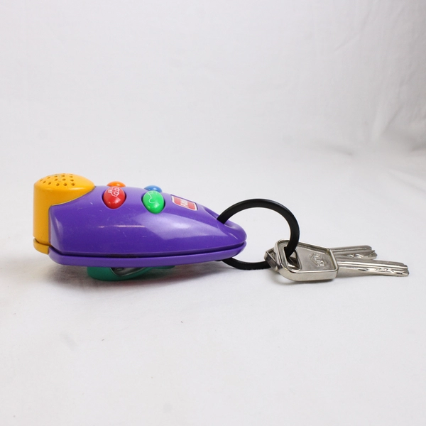 1999 Hasbro PlaySkool Key Fob Pretend Play Toy Working Remote and Keys