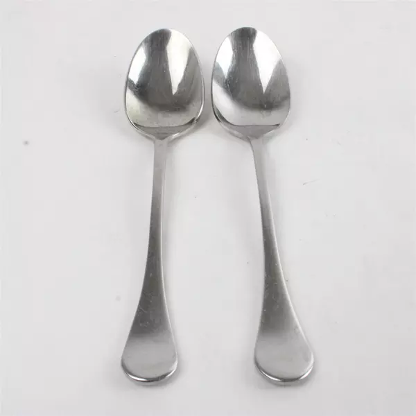 Set of 2 Cuisinart Stainless Oval/Soup Spoons 7.5" 