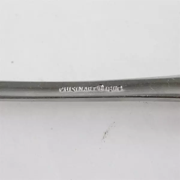 Set of 2 Cuisinart Stainless Oval/Soup Spoons 7.5" 