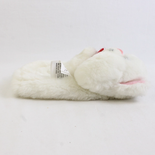 Vintage GAF White Cat Meowing Hand Puppet Meow Works