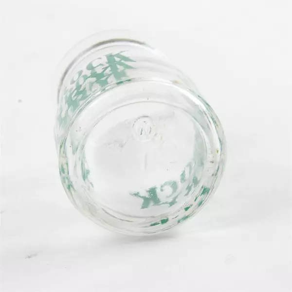 Vintage Glass Diner Creamer Bottle Shamrock Dairy