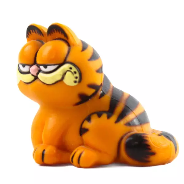 Vintage 1981 Garfield Cat Figurine Sitting 1.5" Collectible