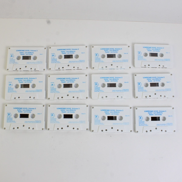 Larry McMurtry's Lonesome Dove Volume 2 12 Audio Cassettes Box Set Complete