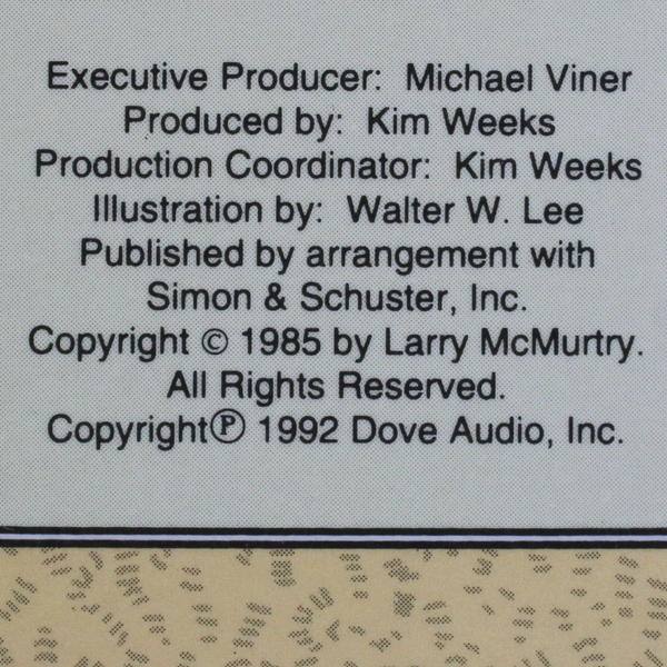 Larry McMurtry's Lonesome Dove Volume 2 12 Audio Cassettes Box Set Complete