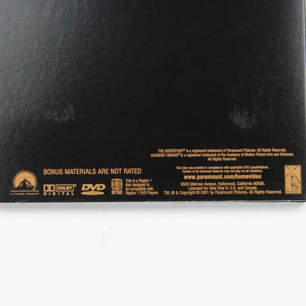 Lot of 3 The Godfather DVD Collection Part II (2 DVDs) Part III & Bonus Material