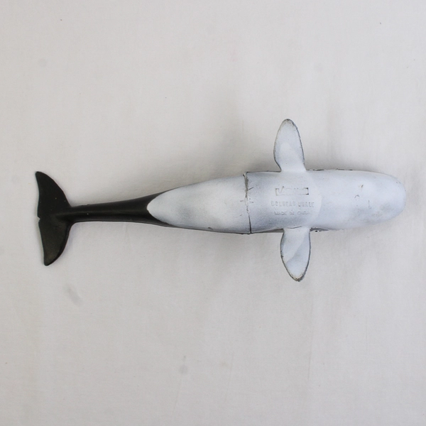 Vintage Larami Bowhead Whale Plastic Toy 10.5" Long