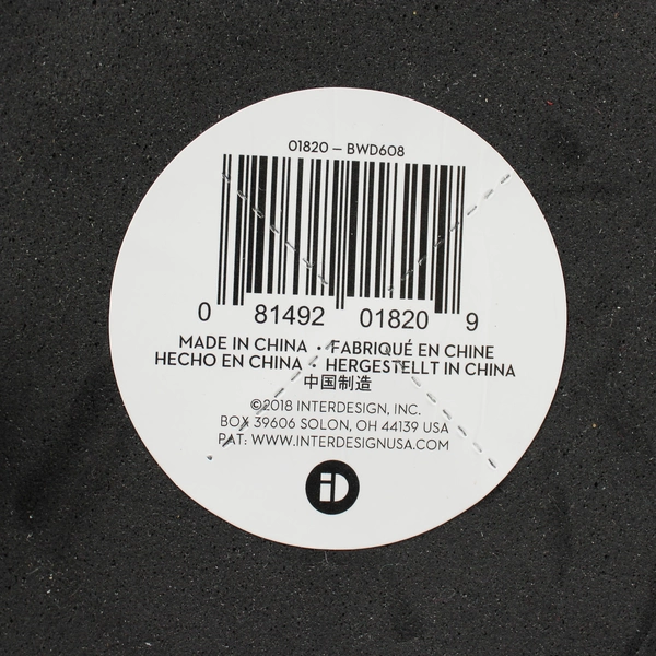 InterDesign Silver Makeup Mirror on Sturdy Base 360 Swivel Dual-Sided