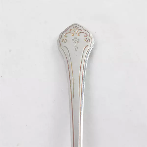 Set of 2 Oneida Lakewood Stainless Oval Soup Spoons 6.75" 