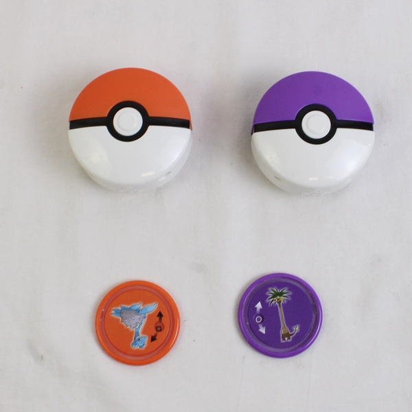 Lot of 2 2019 McDonald's Pokémon Disc Shooter Toys with 1 Disc Each