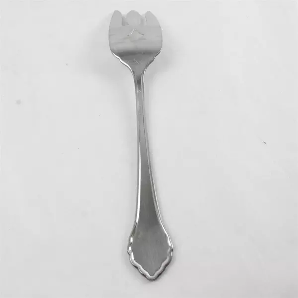 Set of 2 Oneida Lakewood Medium Solid Cold Meat Serving Forks 8.5" 