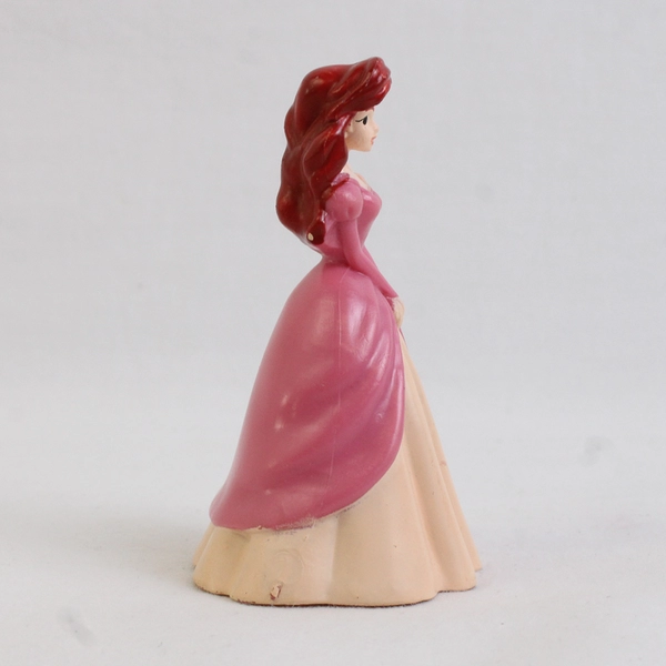 Disney The Little Mermaid Ariel PVC 2.75" Tall Pink Dress Cake Topper Figure