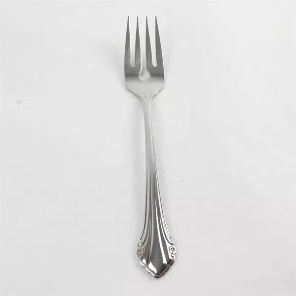 Set of 6 Oneida Repose Stainless Salad Forks 6.75" 