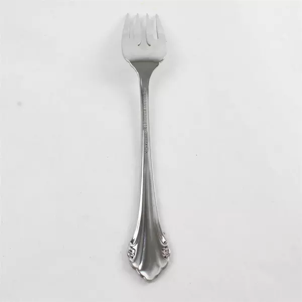 Set of 6 Oneida Repose Stainless Salad Forks 6.75" 