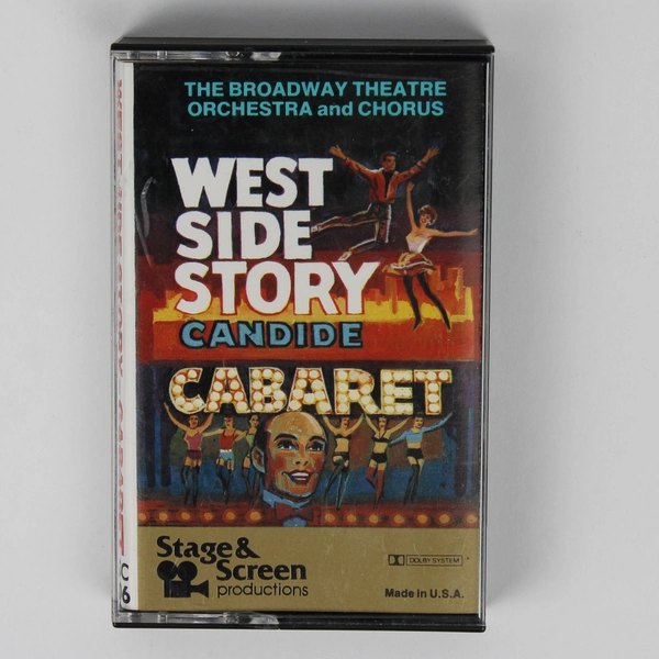 Vintage Cassette West Side Story Candide & Cabaret Rare 1983