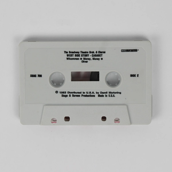 Vintage Cassette West Side Story Candide & Cabaret Rare 1983