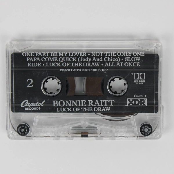 1991 Bonnie Raitt Luck of The Draw Cassette Tape Capitol Records