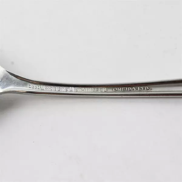 Set of 7 Oneida Repose Stainless Oval Place/Soup Spoons 7" 