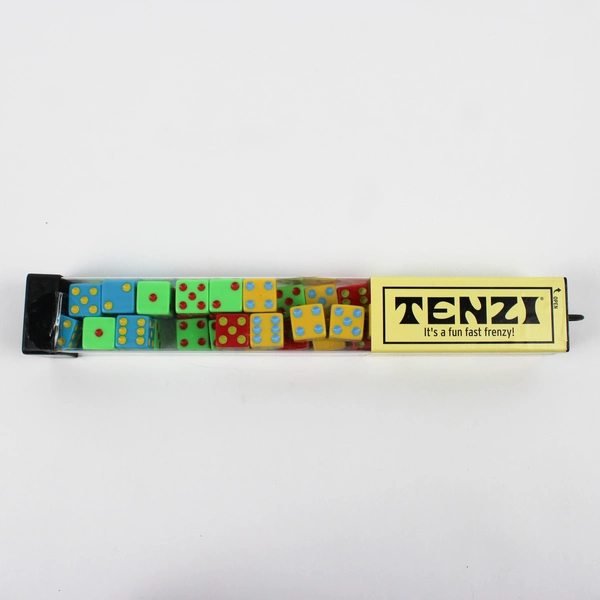 TENZI Dice Game 1 Tube of 4 Colors Dice, Fast Family Carma Games, LLC