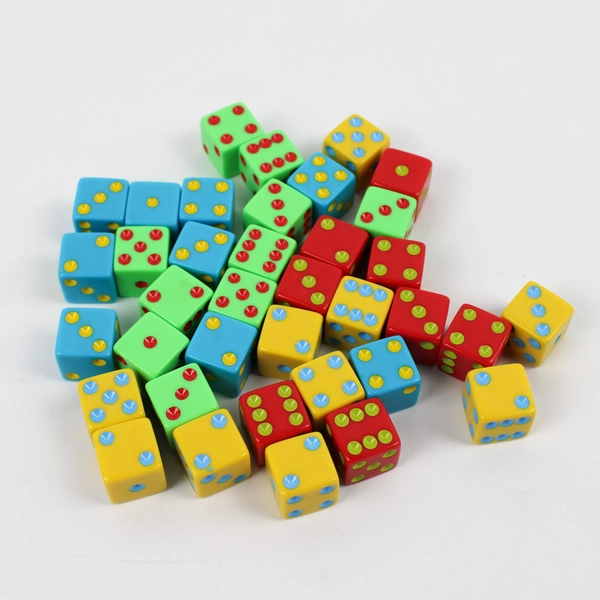 TENZI Dice Game 1 Tube of 4 Colors Dice, Fast Family Carma Games, LLC