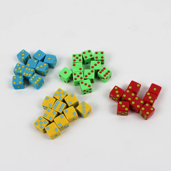 TENZI Dice Game 1 Tube of 4 Colors Dice, Fast Family Carma Games, LLC