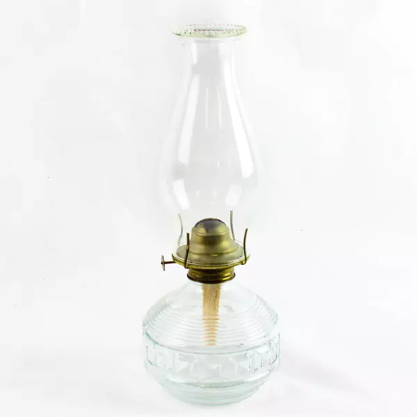 Vintage Kadaan LTD Glass Chimney Oil Hurricane Lamp Burner 14.25"