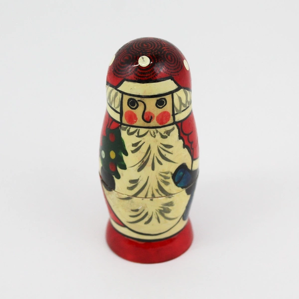 3 Piece Russian Santa Claus Nesting Doll Set