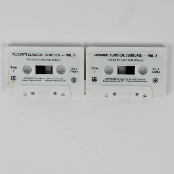Favorite Classical Overtures 2 Tape Box Set Volumes 1 & 2 Good 