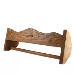 Vintage 22in Towel Bar Rack Shelf Wall-Mount Bathroom Kitchen Rustic