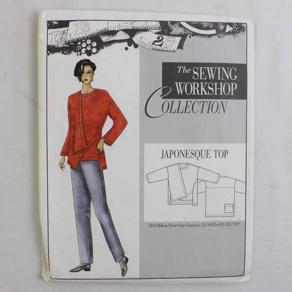 The Sewing Workshop Collection Japonesque Top Pattern Women's Sizes (S-L) 2010