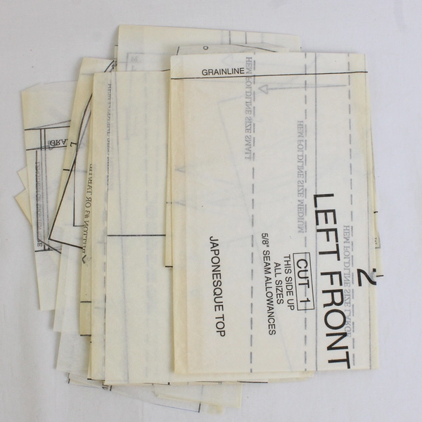 The Sewing Workshop Collection Japonesque Top Pattern Women's Sizes (S-L) 2010