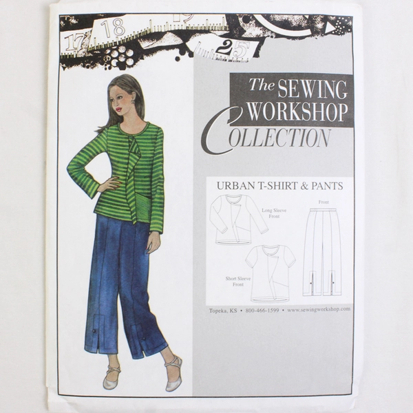 The Sewing Workshop Collection Urban T-Shirt/Pants Pattern Women's (XS-XXL) 2009