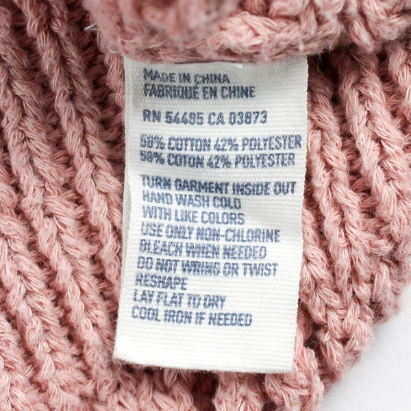 American Eagle Outfitters Size M Pink Open Knit Pullover Sweater