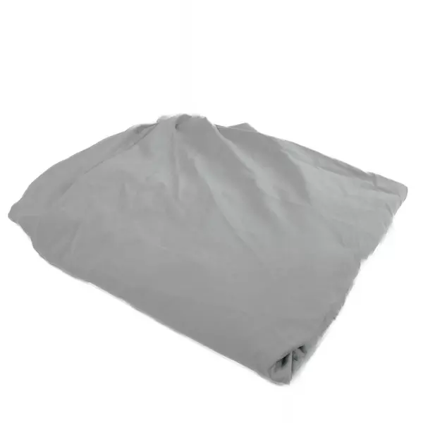 Kirkland Solid Blue-Grey Queen Flat Sheet 100% Cotton