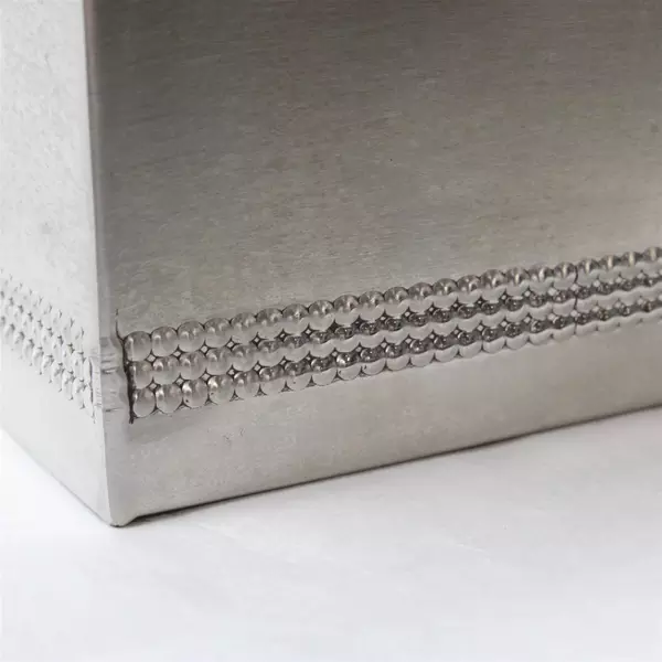 Handcrafted Square Tissue Box Cover Satin Nickel Finish India