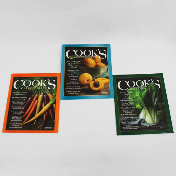 Lot of 6 Cook's Illustrated Magazines Jan/Feb 2021 to Nov/Dec 2022